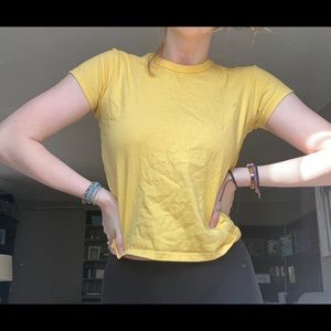 Yellow Aeropostale t shirt
